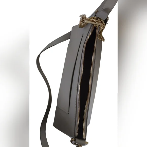 ZAC POSEN EARTHA MINI ZIP TOP SHOULDER BAG IN SMOKE EMBER - Picture 5 of 6